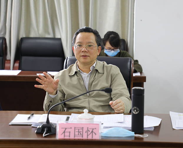 石國懷到百投集團調(diào)研